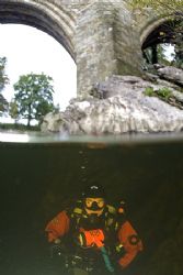Mr Haslam under Devil's Bridge.
River Lune, Cumbria.
D2... by Mark Thomas 